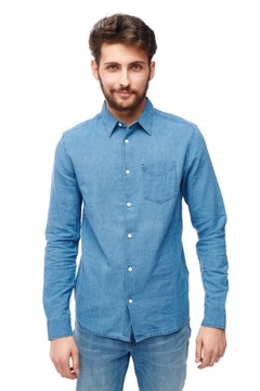 WRANGLER LS 1 PKT SHIRT INDIGO W5A9LO452 XXL