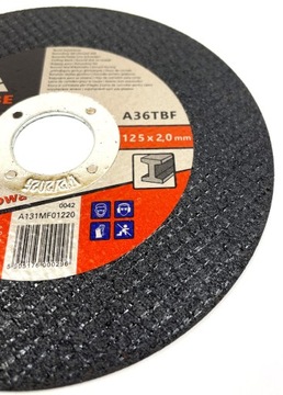 ДИСКИ ДЛЯ РЕЗКИ МЕТАЛЛА 125 x 2,0 ММ СТАЛЬНЫЕ ПРОЧНЫЕ ДИСКИ ДЛЯ РЕЗКИ МЕТАЛЛА