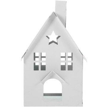 POSTAĆ ŚWIECZNIKA W KSZTAŁCIE DOMU DO ŻELAZKA STOŁOWEGO