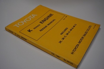 REPAIR MANUAL TOYOTA Corolla SALES K SERIES 1979