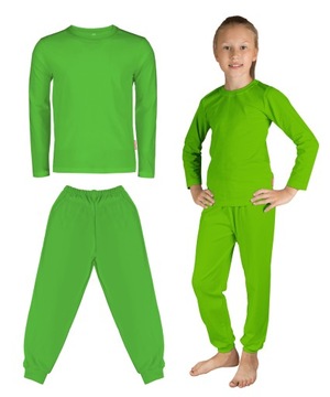 BLUZKA SPODNIE DŁUGIE DRESOWE ĆWICZENIA WYSTĘP 122