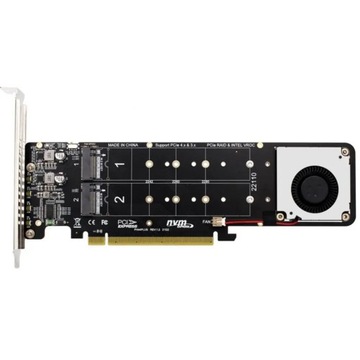 Dwustronna 4-dysk NVME Raid PCI-E X16 Split karta PCI-E X16 do M.2 M-klucz