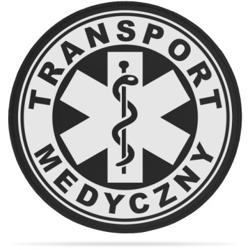 WIDOCZNA NASZYWKA OKRĄGŁA TRANSPORT MEDYCZNY 19,5
