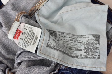 LEVIS STRAUSS 501 SPODNIE JEANSy Y2K w34 L30