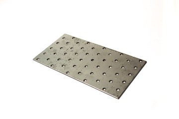 PŁYTKA PERFOROWANA 100x200x2mm 25szt ŁĄCZNIK CIESIELSKI BUDOWLANY ATEST