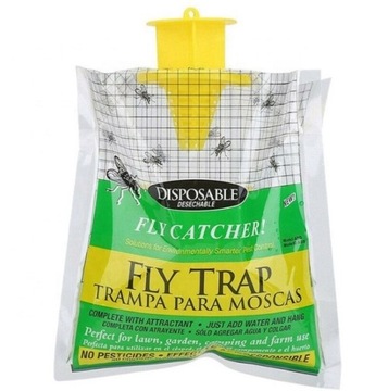 PUŁAPKA NA MUCHY. SKUTECZNA DUŻA TOP WOREK 3 SZT