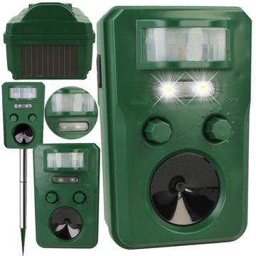 ULTRASONIC Солнечный отпугиватель кошек и собак + локатор движения