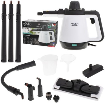 Myjka parowa Parownica Czyścik Okien Steamer 2000W 3,5 bara 13 elementów
