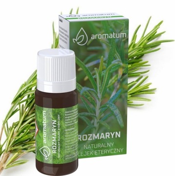 AROMATUM NATURALNY Olejek eteryczny rozmarynowy 12ml ROZMARYN