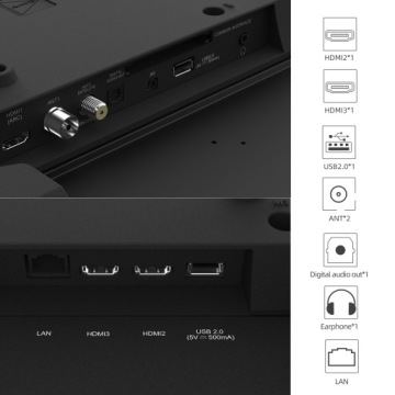 Телевизор CHiQ 40 дюймов Smart Google TV FHD HDR10