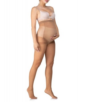 Колготки для беременных, эластан, Лида, 20 ден, обхват живота до 140 см.
