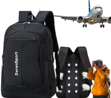 Bagaż podręczny Plecak do samolotu Ryanair turystyczny pakowny na wyjazdy