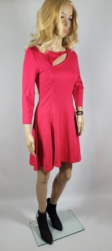 Nowa różowa rozkloszowana sukienka 32,XXS/34,XS