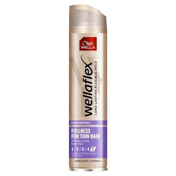 WELLA WELLAFLEX Fullness 5 lakier do włosów zwiększający objętość 250ml
