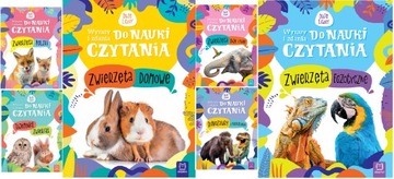 PAKIET Wyrazy i zdania do nauki czytania Zwierzęta