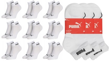 9 PAR PUMA SKARPETKI ZAKOSTKI BIAŁE 39/42