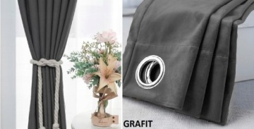 БАРХАТНАЯ ШТОРА 140х230 БАРХАТ ПЛОТНЫЙ БАРХАТ люверсы