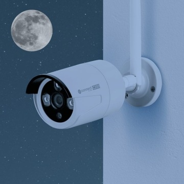 ZESTAW DO MONITORINGU 4x KAMERA IP WIFI ZEWNĘTRZNA + MYSZ + REJESTRATOR