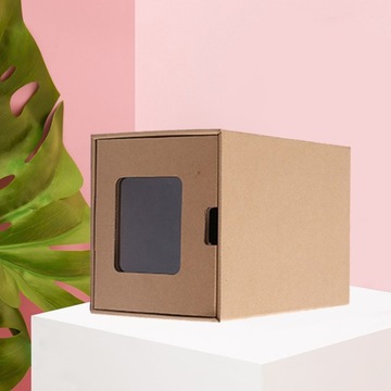 КОРОБКА ДЛЯ ОБУВИ ИЗ ТОЛСТОЙ БУМАГИ 30Х21СМ