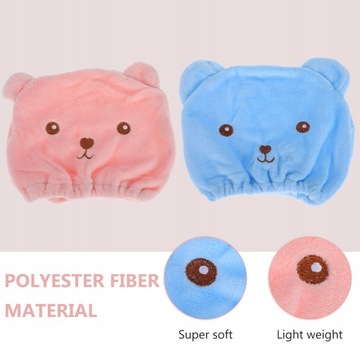 2шт красивые изысканные шапочки для сушки волос