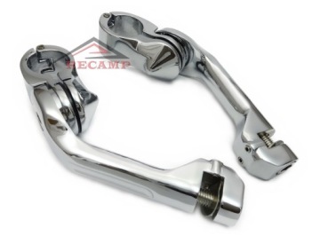 подножки для коляски С защитными дугами 25,4 мм дюймовый ХРОМ