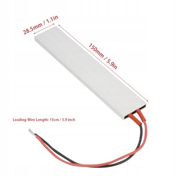 150*28.5mm aluminiowa obudowa Element grzejny PTC