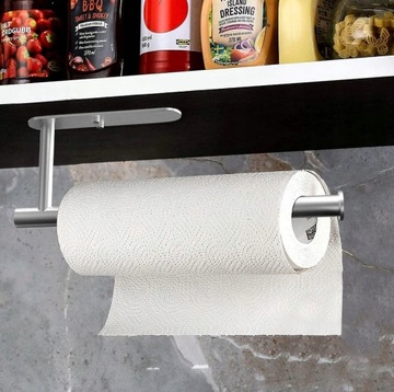 Серебряная металлическая телескопическая вешалка для полотенца