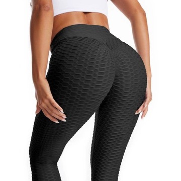 SPORTOWE LEGGINSY FITNESS JOGA PUSH UP ROZMIAR XXXL