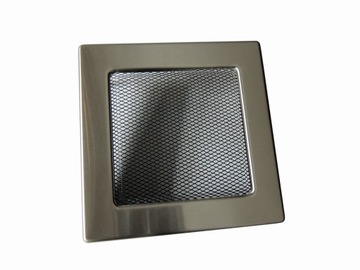 KRATKA KOMINKOWA WENTYLACYJNA 17x17 STAL SZLIFOWAN