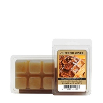 Wosk zapachowy Pecan Belgium Waffles Cheerful Candle