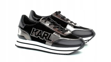 BUTY SNEAKERSY KARL LAGERFELD CZARNE 38