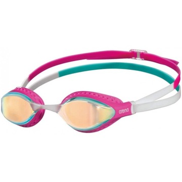 Okulary startowe treningowe do pływana Arena AirSpeed Mirror Yellow Pink