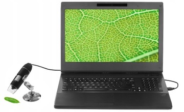 Цифровой электронный МИКРОСКОП 1600x 2MP USB + LED 8x Просмотр на компьютере