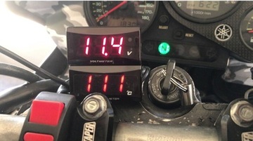 ВОЛЬТМЕТР KOSO LCD SLIM ЧЕТЫРЕХМОТОРНЫЙ МОТОЦИКЛ