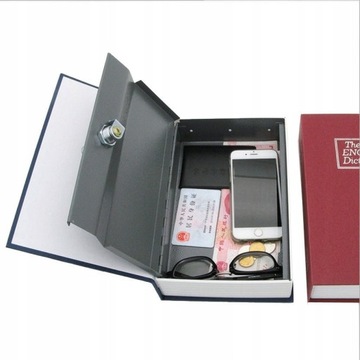 Kasetka-książka na pieniądze 240x155x55 na kluczyk