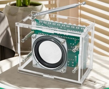 Radio FM 87-108MHz LCD Spektrum Obudowa DIY KIT