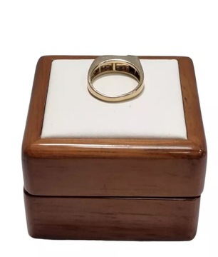 КОЛЬЦО С БРИЛЛИАНТАМИ И САПФИРАМИ 4.35G/585/R:11