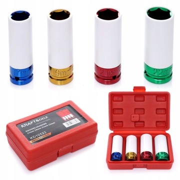 НАБОР УДАРНЫХ НАСАДОК ДЛЯ АЛЮМИНИЕВЫХ КОЛЕС 17–22 ММ НАБОР АЛЮМИНИЕВЫХ НАСАДОК