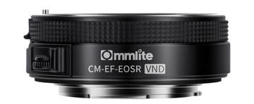 Adapter bagnetowy Commlite CM-EF-EOSR VND Canon EF/Canon RF filtr szary