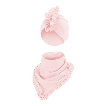 Czapka turban chusta jak komin dla dziecka 44
