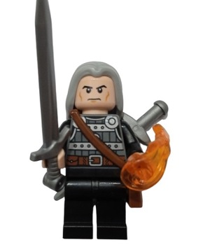 Lego MOC Figurka Wiedźmin Geralt z Rivii NOWY