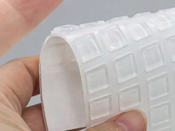 ODBOJNIKI SAMOPRZYLEPNE SILIKONOWE MEBLOWE GUMOWE DO DRZWI 12.7 x 3mm 40szt