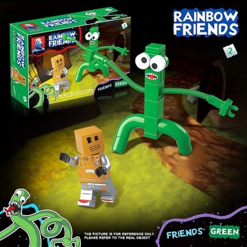 8 X ZESTAW KLOCKÓW RAINBOW FRIENDS FIGURKI KOMPLET