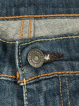 Levis Spodnie Jeansy Męskie Unikat Klasyk Logo 511 W32 L32