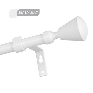 ОДИНАРНЫЙ БЕЛЫЙ КАРДИН 160 см / Ø 16 мм STUDIO LOFT MATTE BOJANEK