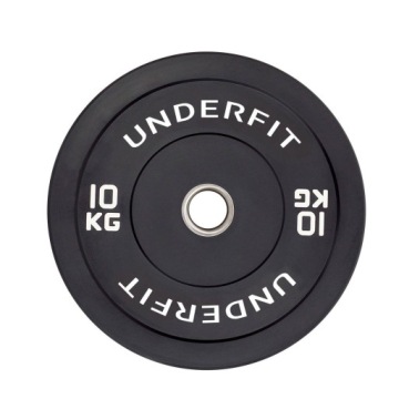 OBCIĄŻENIE OLIMPIJSKIE BUMPER BLACK UNDERFIT 10KG