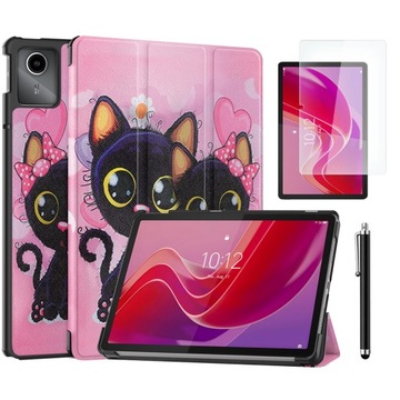 ETUI GRAFICZNE + SZKŁO HARTOWANE + RYSIK do LENOVO TAB M11 10,95