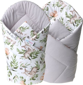 НАБОР ДЕТСКОГО КОКОНА NEST MINKY PIECE XXL BABYMAM, 7 ЭЛЕМЕНТОВ.