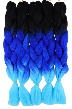 СИНТЕТИЧЕСКИЕ ВОЛОСЫ ЦВЕТНЫЕ ОМБРЕ БРИДЖИ 3-06