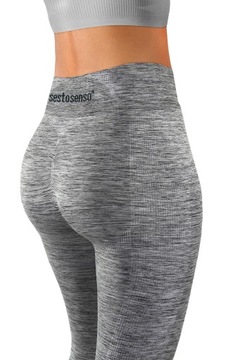 legginsy damskie FITNESS Push Up Sesto Senso SPORT